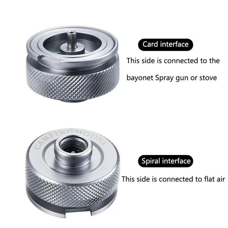 Открытый Пешие прогулки кемпинг газовый переходник для газовой плиты конвертер для печи разъем автоматическое выключение Алюминиевые Адаптеры
