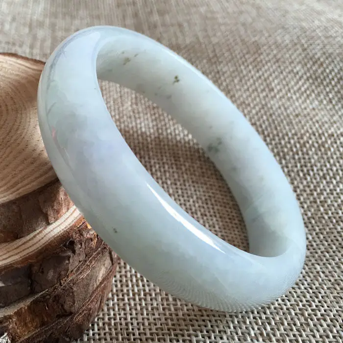 58mm Certified Grade A Genuine Natural Green Jade Jadeite Bangle