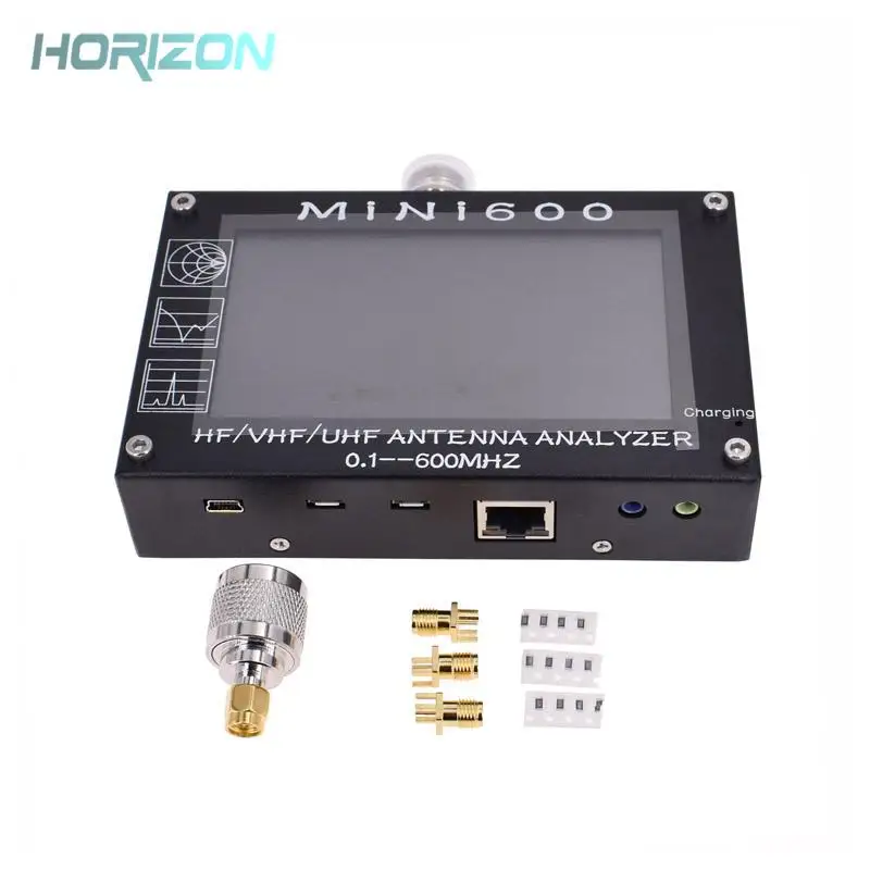 

MINI600 HF/VHF/UHF Antenna Analyzer 0.1-600MHZ w/4.3" TFT LCD Touch Screen US