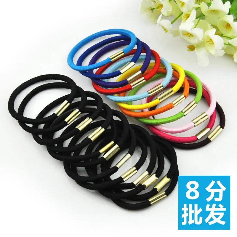 Wholesale 20pc South Korea to fine hair hair headdress rope rubber holster Tousheng stall Yiwu small jewelry wholesale
