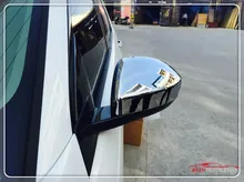 Accessories Exterior Car styling ABS Rear view Mirror Rain Guard Frame Trim 2* For Land Rover Range Rover Velar 2017 2018