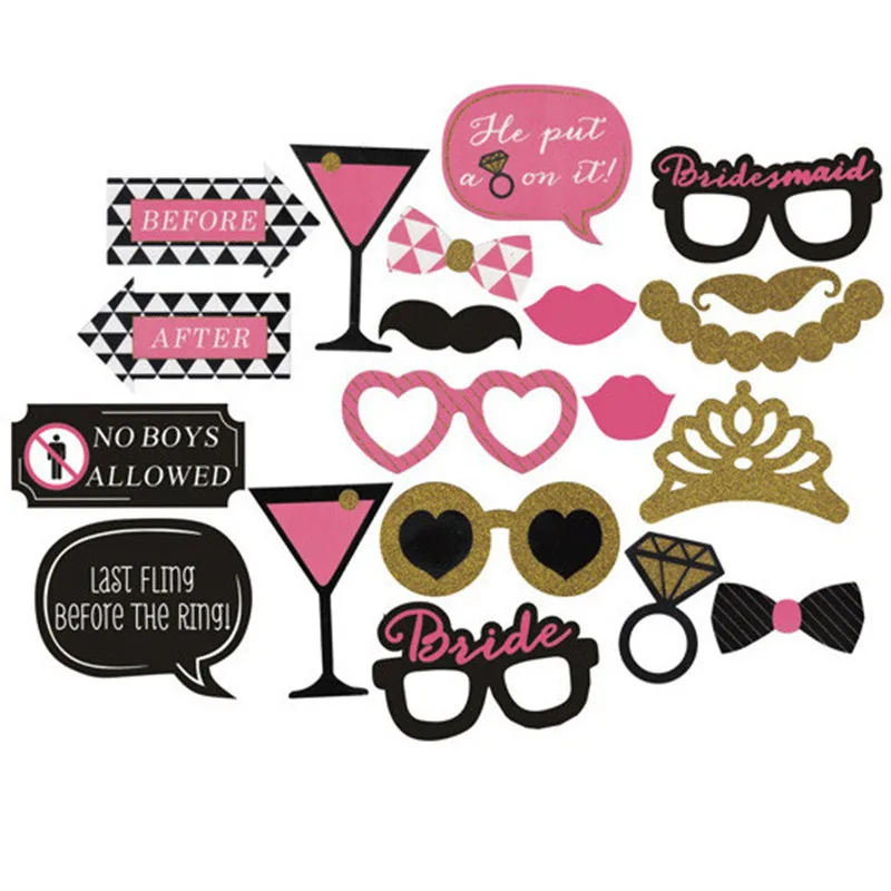 

Bride To Be Photo Booth Props Funny Mask Birthday Party Decoration Kids Favors Photobooth Props Wedding Hen Party Dcoration SD09