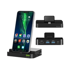 Концентратор USB Type C док-станция для samsung S10 S9 Dex Pad станция USB-C к HDMI док-станция адаптер питания для телефона huawei P30 P20 Pro