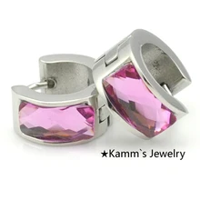 Brincos разноцветный акриловый серьги Подарки вечерние Pendientes серьги-кольца серебряные позолоченные ювелирные изделия из нержавеющей стали KE361