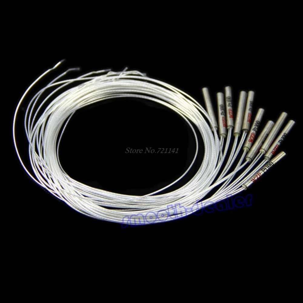 

5pcs/lot Waterproof PT100 Platinum Resister Temperature Sensor Temp Probe