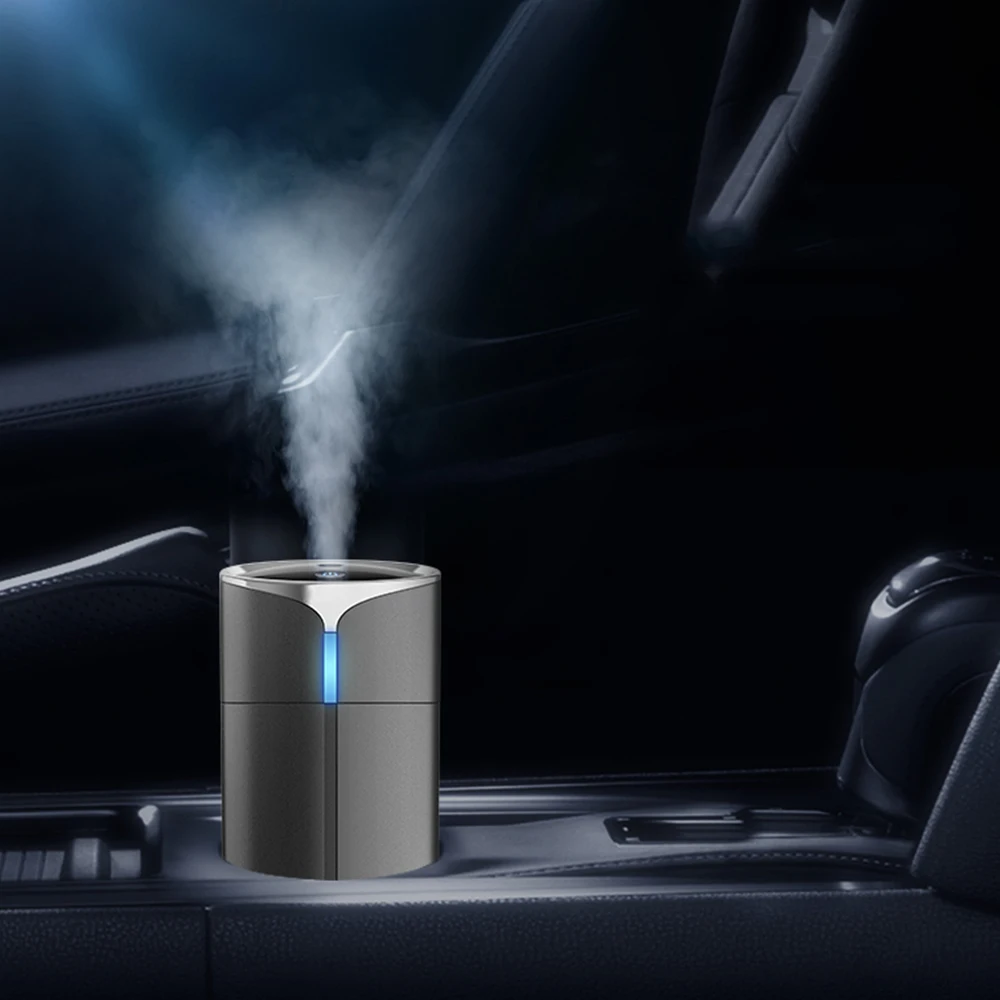 

New Creative 230ML Portable Household Car Anion Humidifier Portable USB 4-in-1 Aromatherapy Humidifier Car Air Cleaning Device