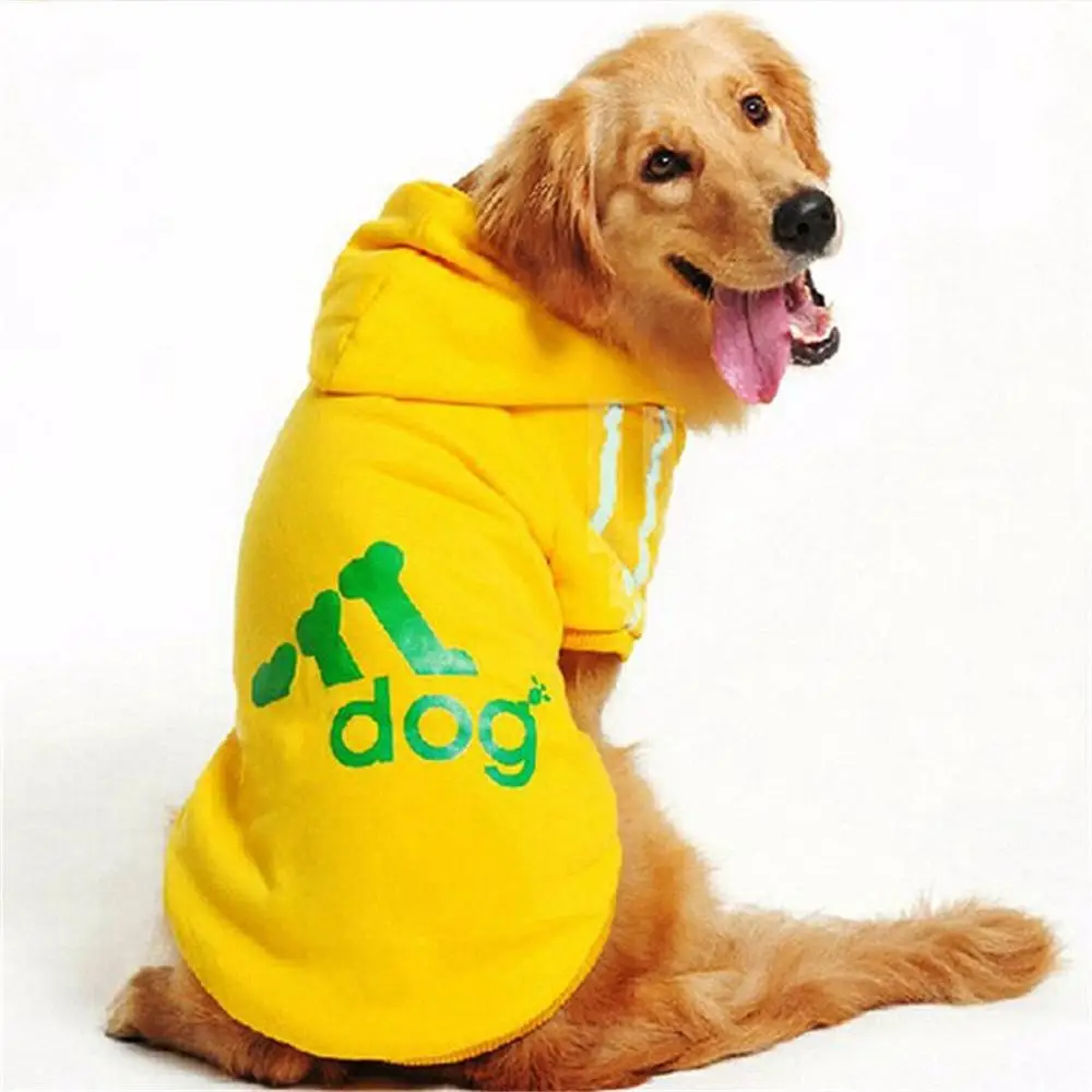 Одежда для больших собак золотистый ретривер, собака большого размера зимние пальто для собаки с капюшоном Одежда для собак спортивная одежда S-9XL - Цвет: 8