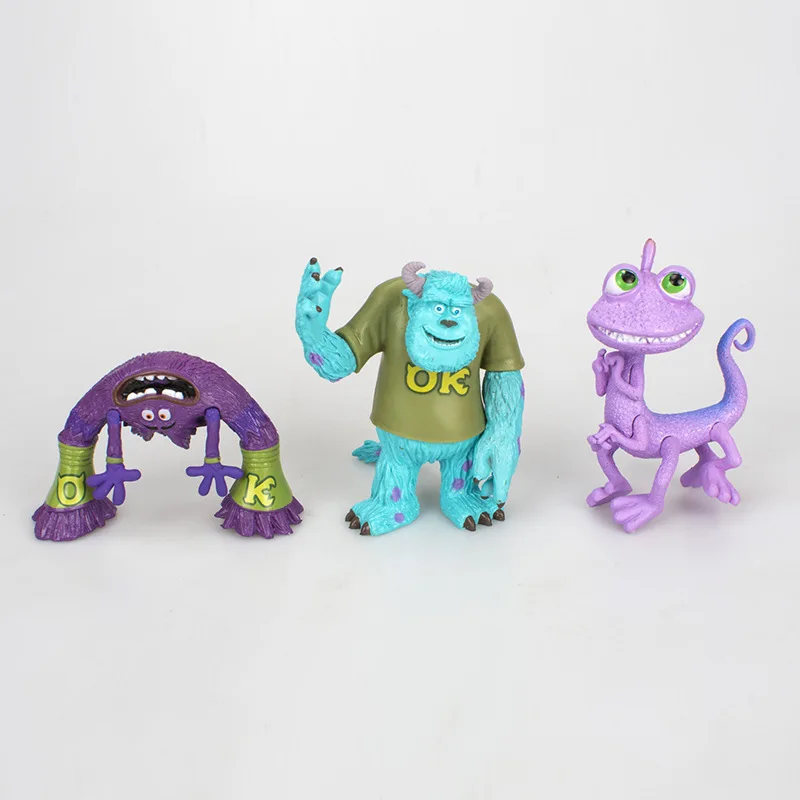 12 шт./набор Disney Pixar Monsters Universal inc. Sullivan Mike Wazowski Randall Boggs модель игрушки для детей