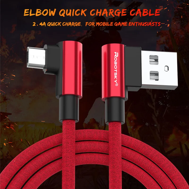 نوع C المصغّر usb كابل شحن سريع 90 درجة L نوع الهاتف المحمول كابل بيانات لسامسونج غالاكسي S9 S8 ملاحظة 9 Xiaomi هواوي P20
