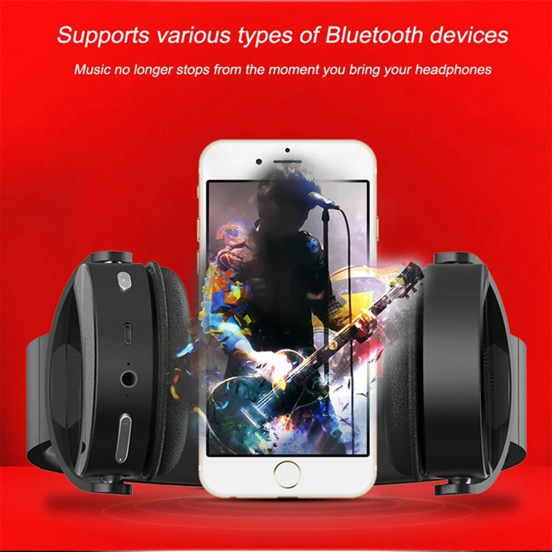 Беспроводные Bluetooth наушники XMXCZKJ беспроводная гарнитура с глубокими басами