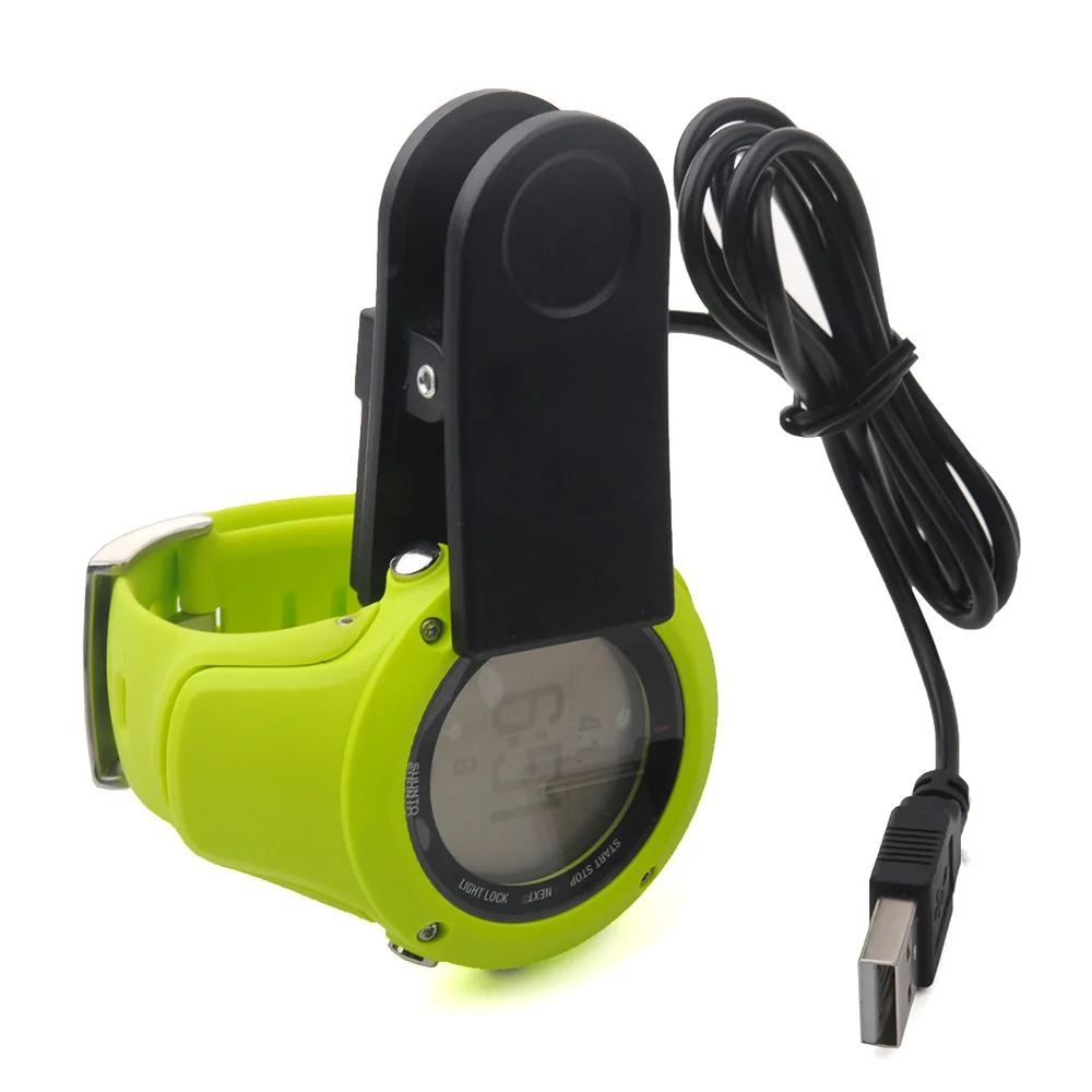 Черный 1 м USB кабель питания защелка зарядное устройство для SUUNTO AMBIT2 AMBIT3 Watch Series|cable