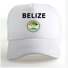 Белиз мужской молодежи Индивидуальный заказ имя номер печати фото blz страна Кепка унисекс bz belizean diy нация флаг логотип бейсболка