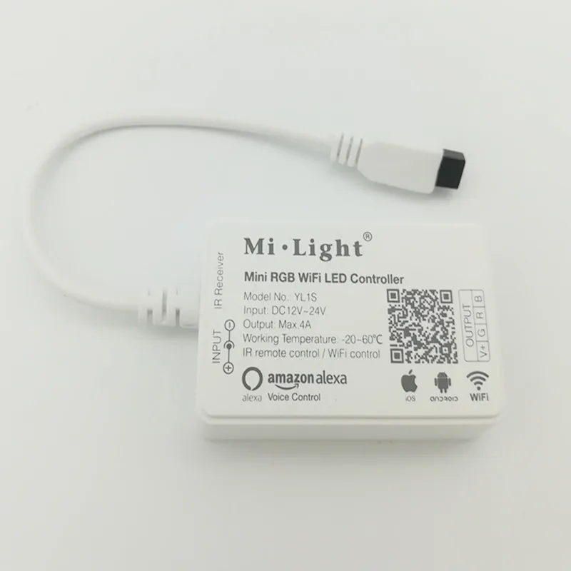 20 штук Mi светильник YL1S DC12V-24V WI-FI светодиодный Управление Alexa приложение Smart phone
