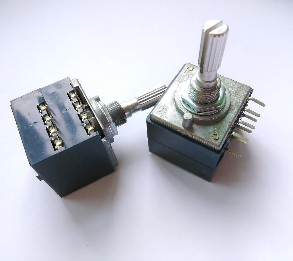 Buy 50KAX2 LOG Type Volume Potentiometer 8PIN with