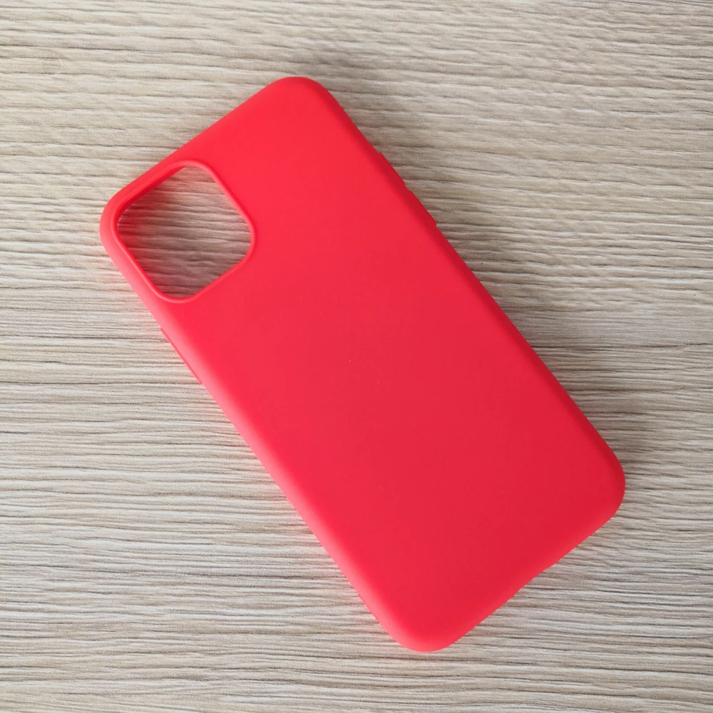 Матовый Силиконовый чехол ярких цветов 6 5 для iPhone 11 Pro 11Pro MAX 12 mini Max
