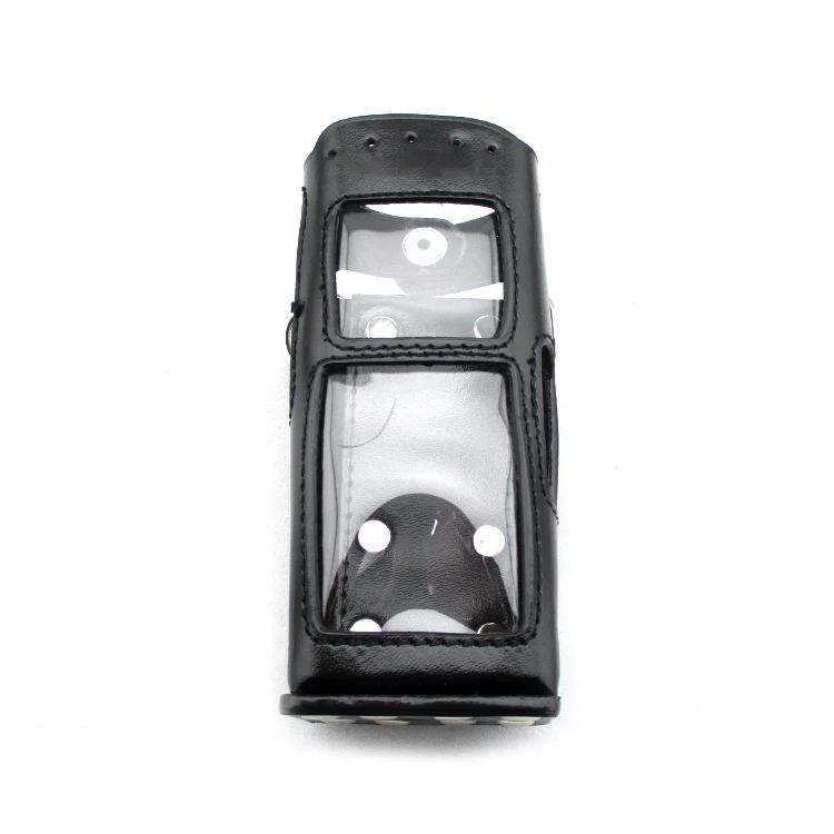 Двухстороннее радио кожа защитный рукав сумка жесткий чехол для Motorola tetra MTH600 MTH650 MTH800 MTH850 MTP850
