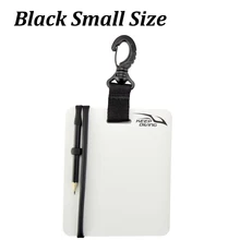  KEEP DIVING Underwater Writing Slate Diving Wordpad Gear Board with Swivel Clip and Pencil for Water Sports Diving Swimming 