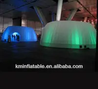 Free shipping LED inflatable dome tent inflatable display tent with LED light inflatable trade show tent inflatable tent room 2