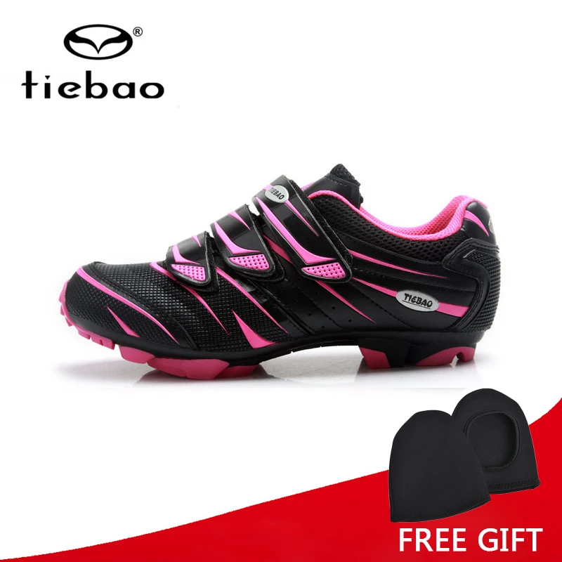 Tiebao Professional Cycling font b Shoes b font Women MTB Bike Self Locking font b Shoes