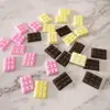 10pcs 23*16mm Mix Chocolate Polymer Slime Box Toy For Children Charms Modeling Clay DIY Kit Accessories Kids Plasticine 6