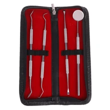 1 упаковка 4 шт. наборы ухода за полостью рта зубцы из нержавеющей стали инструмент для удаления зубного камня зубочистка рот зеркало