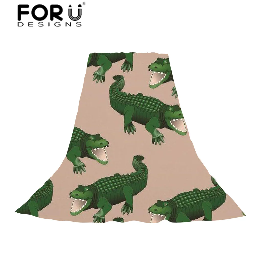 FORUDESIGNS/шарфы с принтом животных из мультфильмов женские пляжные шарфы в стиле