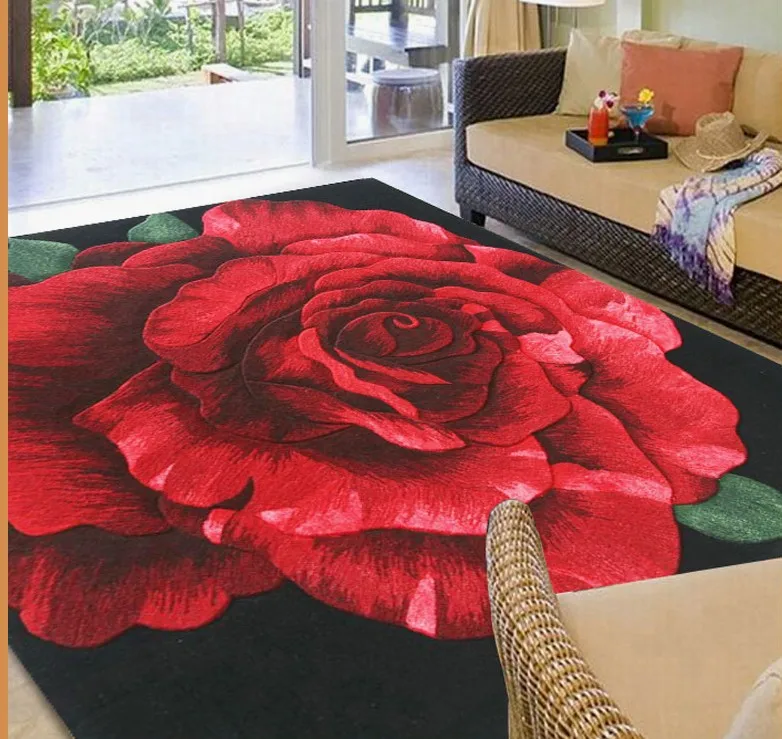 Rose Wool 100 Wool ingredient carpets for parlor living room bedroom