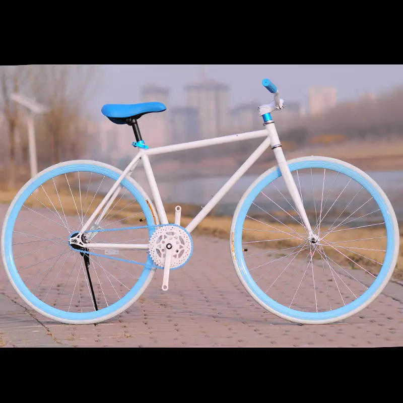 x-передний бренд fixie велосипед с фиксированной передачей Велосипед 50 см DIY односкоростной инвертор для езды на дороге велосипед трек fixie велосипед красочный велосипед - Цвет: T15