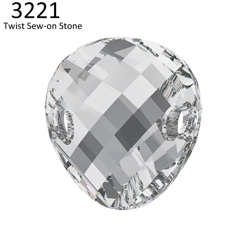 (1 шт.) 100% оригинальный кристалл Swarovski 3221 поворотный пришиваемый камень сделано в