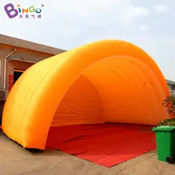 9 м x 6 м x 5 м оранжевый снаружи белый внутри сценический надувной навес, Надувное покрытие сцены игрушка палатка