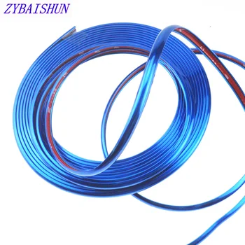 

Car-styling 8 Meter chrome decorative strip Wheel hub protection/Grille/body decoration sticker for Suzuki SX4 SWIFT Alto Liane