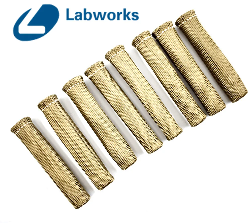 Titanium 1800° SPARK PLUG WIRE BOOTS HEAT SHIELD PROTECTOR SLEEVE SBC BBC 350