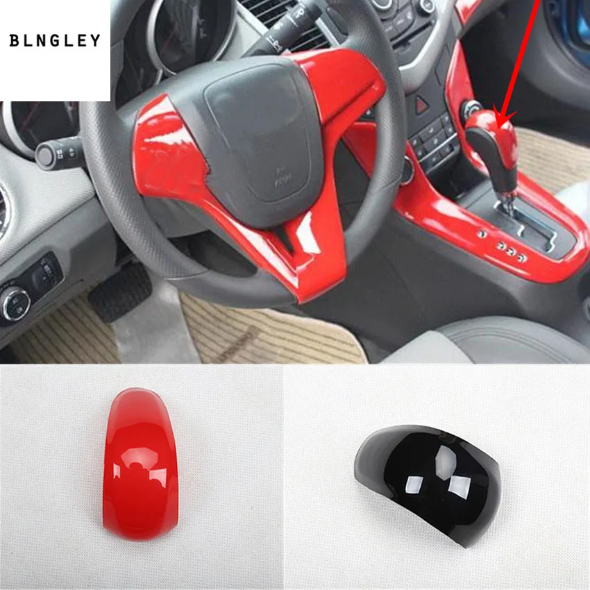 

Free shipping car accessories 1pc ABS material Gear lever decoration cover for 2009-2013 Chevrolet Chevy Cruze