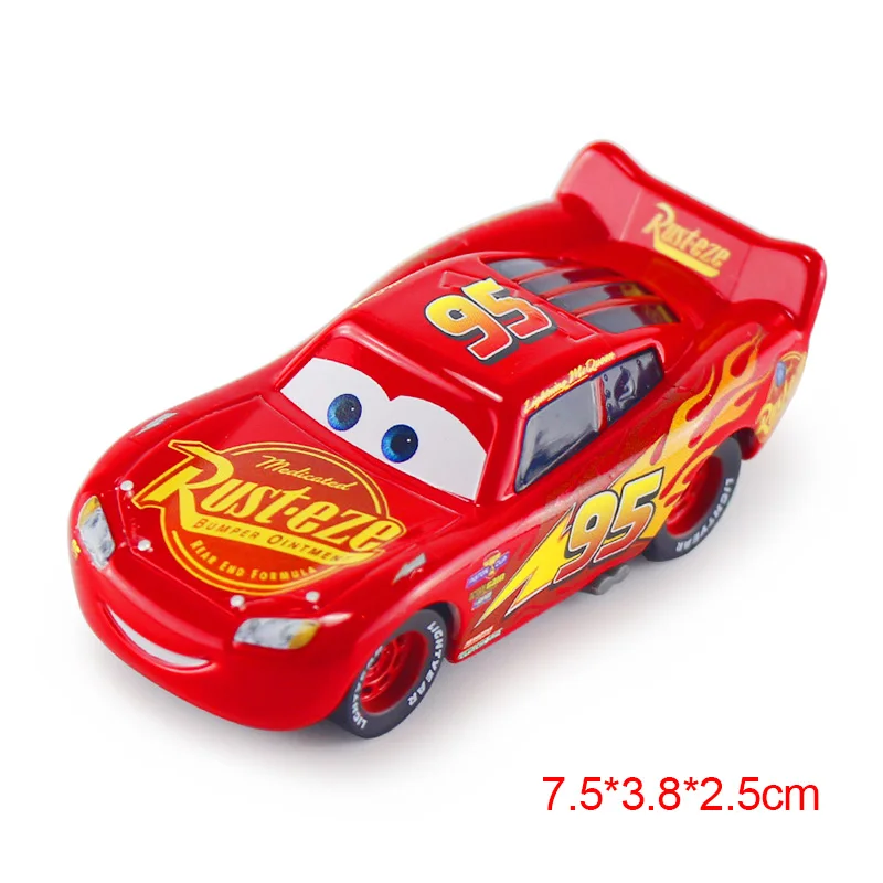 Disney Pixar Cars 2 3 Lightning McQueen Mater Jackson Storm Ramirez 1:55 литая под давлением модель автомобиля из металлического сплава рождественские детские игрушки подарки - Цвет: McQueen 3.0