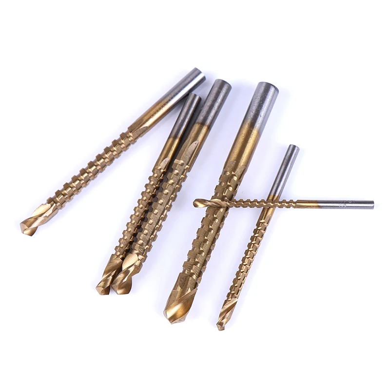 Hot! New 6Pcs/set Hss Countersink Drill Bit Titanium Coated Hss Saw Drilling Power Tools Drilling Electric Drill