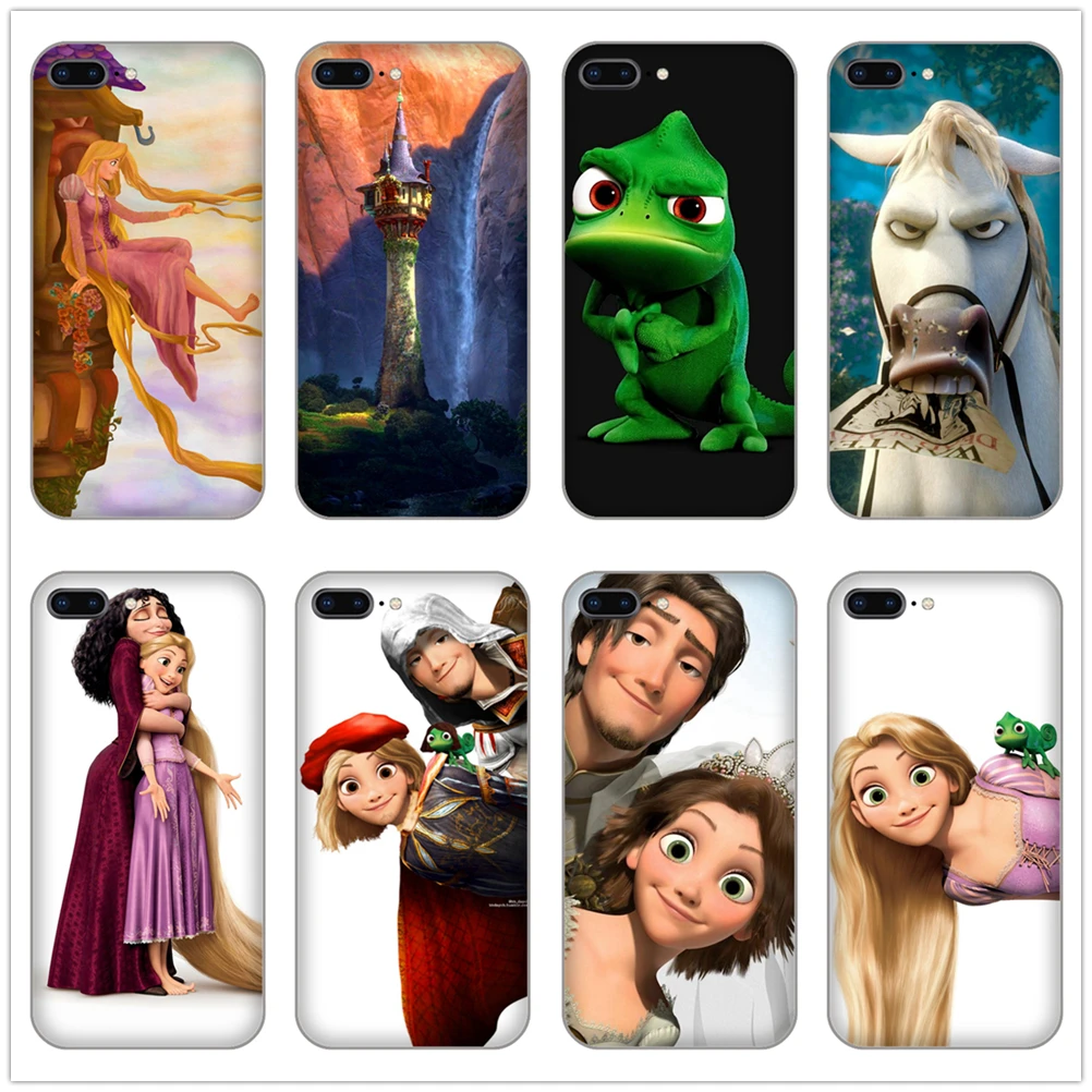 

Tangled Rapunzel princess Eugene Gothel Soft Phone back Cover Case for iphone 4 5 5s se 6 6s 8 plus 7 7 Plus X XR XS MAX shell
