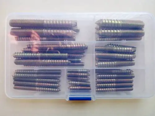 39pcs M6 M8 M10 Double Head Thread Self-tapping Screws Sofa Tables Chairs Screw