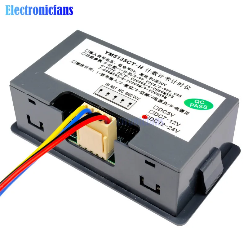 0.56/" Red LED Digital Reversible Counter Meter Up /& Down DC12-24V High Quality