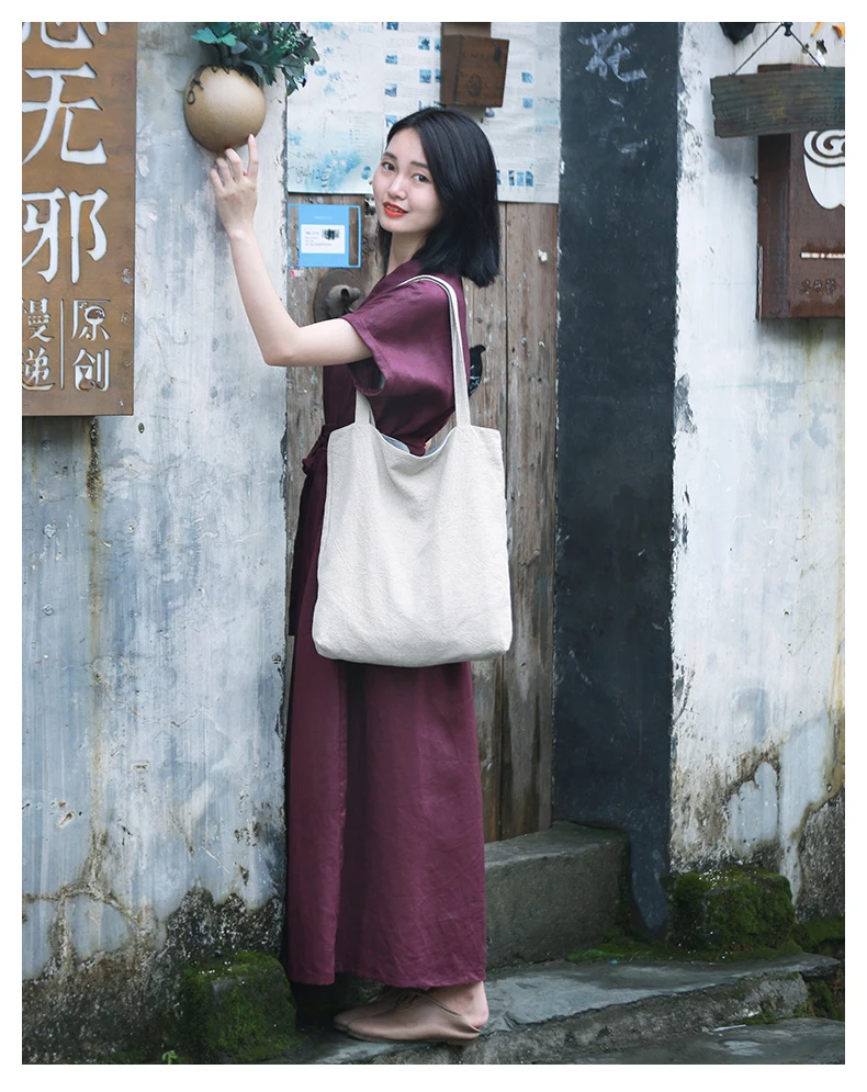 v neck linen dress (8)