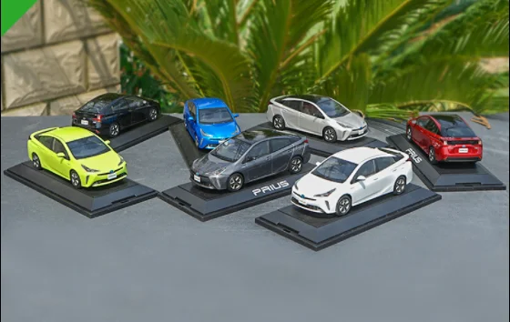 Оригинальная фабричная 1:30 Игрушечная машина TOYO TA PRIUS PHV из сплава игрушки для