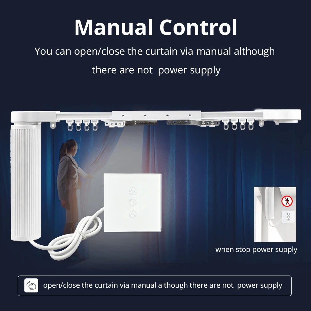 Умный дом Электрический Zigbee умный занавес s с навесной дорожкой настенный переключатель SmartThings управление