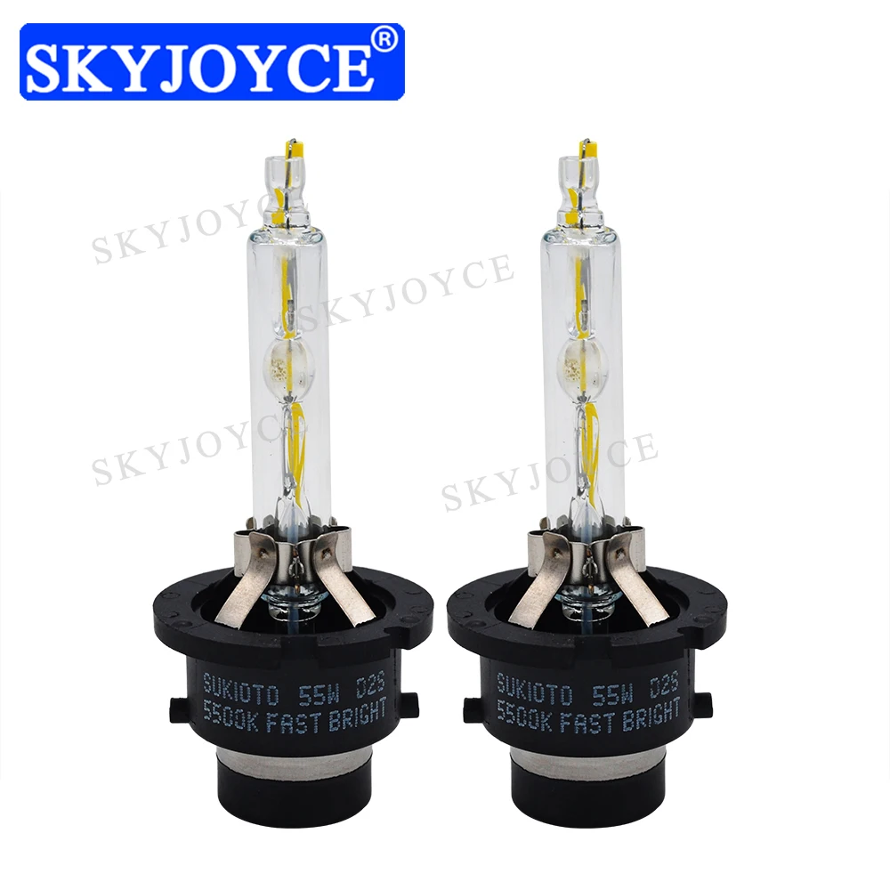 SKYJOYCE 12V 35W 55W D2S D4S HID light Bulb 3900LM Metal Base Fast Bright For Kit | Автомобили и мотоциклы