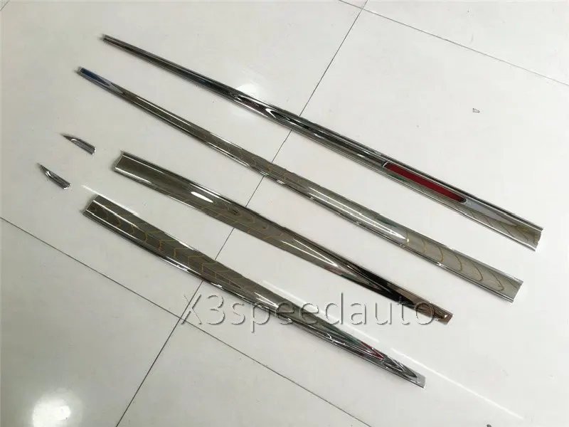 

4PCS Side Door Body Molding Protector Trim For LEXUS RX200T RX450H 2016 Chrome Car-styling