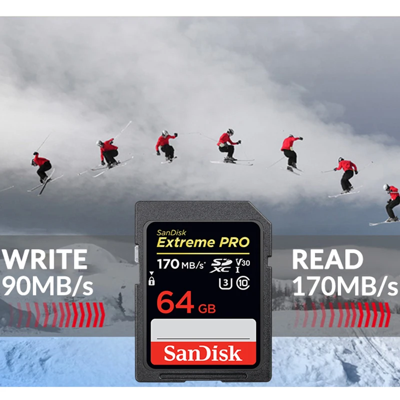 SD Карта SanDisk Extreme PRO 32 128 ГБ|Карты памяти| |