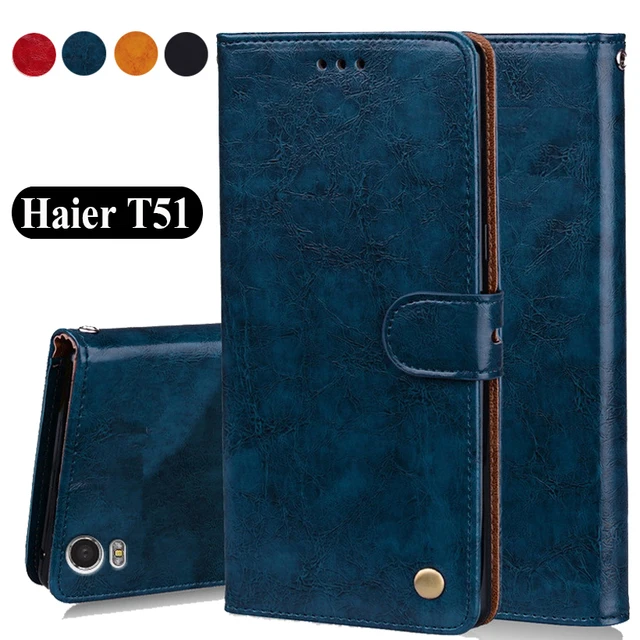 Special Price Luxury PU Leather Slip-resistant Flip Wallet Case For Haier Terra T51 Case 5.0"Back Cover Book Case Bags W01 W01
