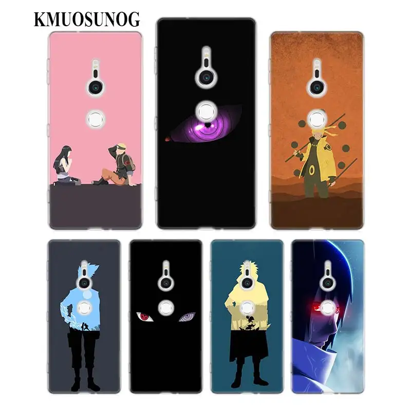 

Transparent Soft Silicone Phone Case anime naruto minimalist for Sony Xperia E5 XA1 XA2 M5 Z5 XZ1 XZ2 Compact