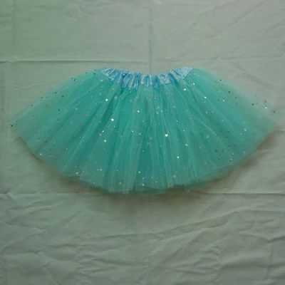 Горячее предложение! Стильная модная шифоновая юбка для девочек. Повседневная короткая юбка-пачка. Детская одежда Рettiskirt - Цвет: Небесно-голубой