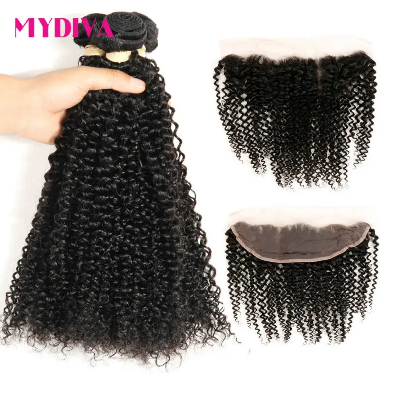 Peruvian Hair Bundles With Closure Kinky Curly 100% Human Hair Bundles With Frontal Ear To Ear Frontal With Bundles Non Remy Peruvian Hair Bundles With Closure Kinky Curly 100% Human Hair Bundles With Frontal Ear To Ear Frontal With Bundles Non Remy
