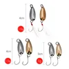 1PC Hard Bait Spoons Fishing Lure 1g 1.5g Pesca Trout Metal Wobbler Sequins Spinner Bass Baits With Single Hook Fishing Tackle ► Photo 3/6