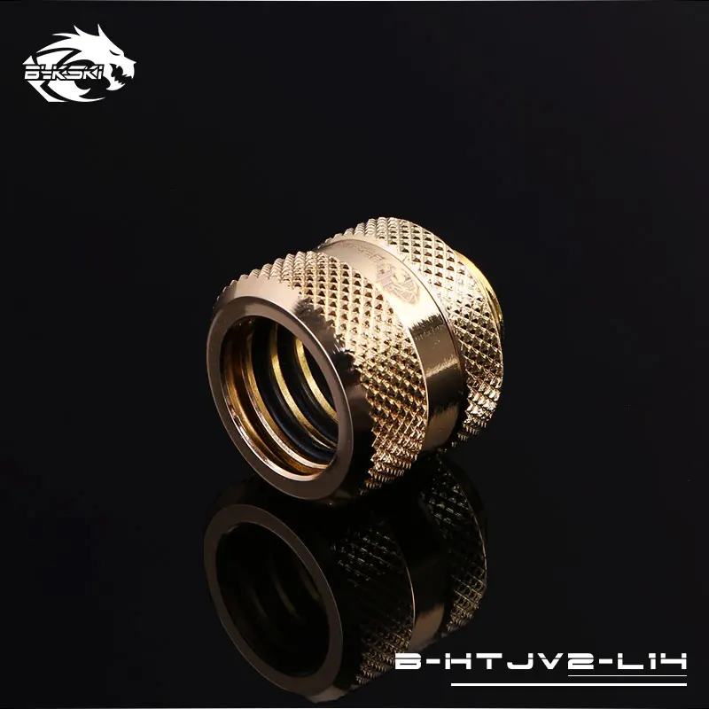 Bykski жесткие трубки фитинги для OD12mm/14mm/16mm бутик Алмазный Узор несколько цветов G1/4 ''быстрый поворот 4 уплотнения кольца гаджет V2